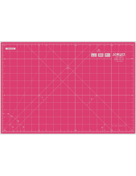 Olfa patchwork snijmat 30 x 45 cm - Roze