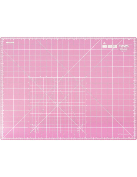 Olfa patchwork snijmat 45 x 60 cm - Roze