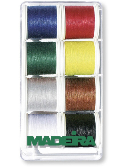 Doos met naaigaren 100 m Aerofil Extra Sterk Madeira