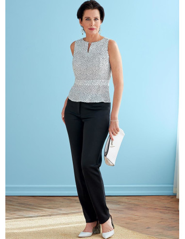 Jas, jurk, top en rok patroon - Butterick 6738