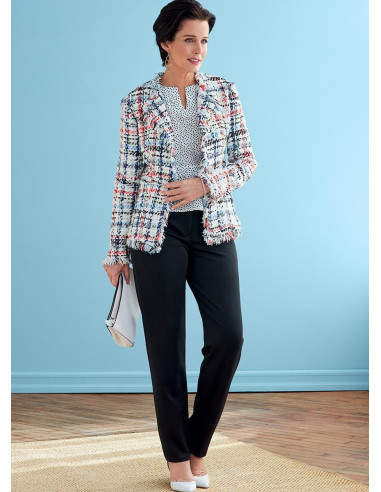 Jas, jurk, top en rok patroon - Butterick 6738