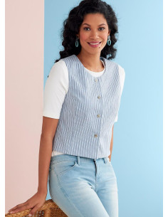 Vest patroon - Butterick 6745