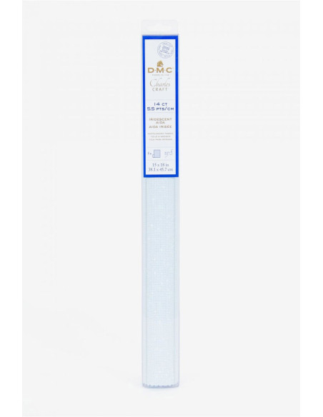 DMC Aïda-stof 5.5 iriserend om te borduren - Blauw