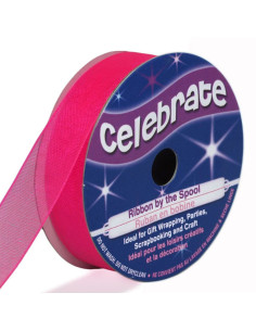 Organza lint Celebrate fuchsia - 12 mm x 6 m