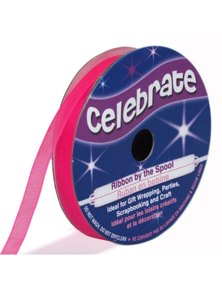 Organza lint Celebrate fuchsia - 6 mm x 8 m