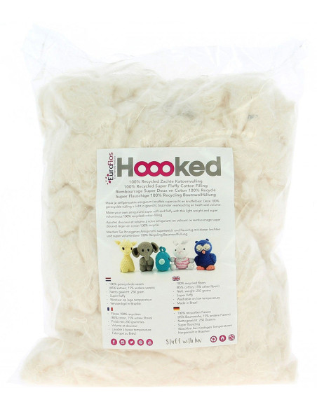 Hoooked vulvezel 250 g - Ecru