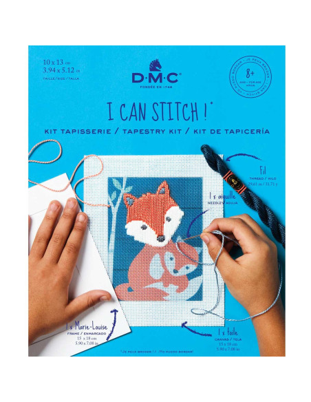 DMC kindercanvas kit - Gaspard de vos