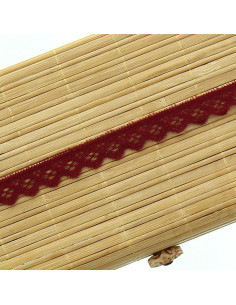 Elastisch kant 15 mm - Bordeaux