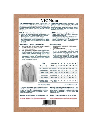 Vic Mum gilet patroon - Ikatee