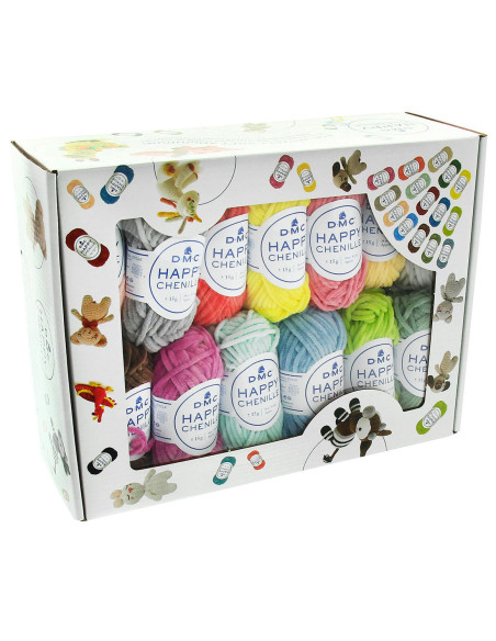 Set van 25 bollen Happy Chenille DMC