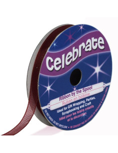 Organza lint Celebrate pruim - 6 mm x 8 m