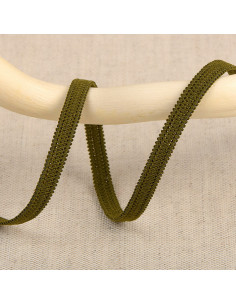 Zachte elastiek 5 mm - Kaki