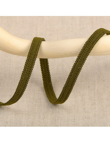 Zachte elastiek 5 mm - Kaki