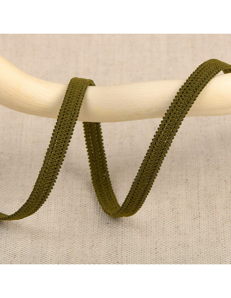 Zachte elastiek 5 mm - Kaki