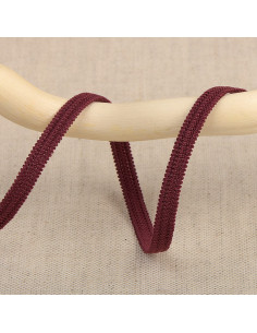 Zachte elastiek 5 mm - Pruimkleurig