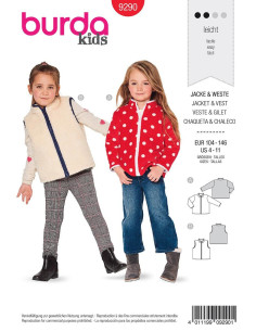 Jas- en vestpatroon - Burda 9290
