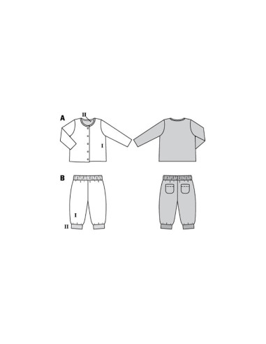 Jas- en broekpatroon - Burda 9293