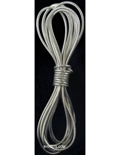 Ronde elastiek - Zilver