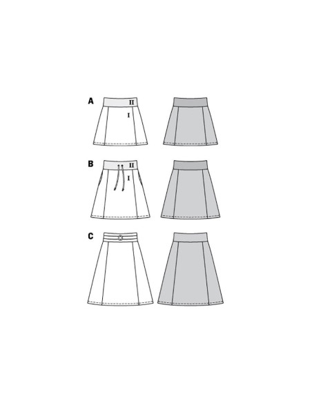 Rokpatroon - Burda 6154