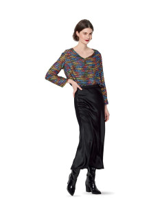 Blouse- en jurkpatroon - Burda 6155 2