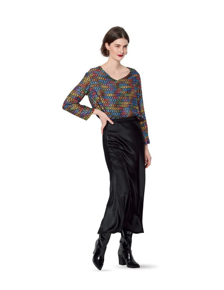 Blouse- en jurkpatroon - Burda 6155