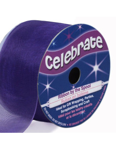 Organza lint Celebrate violet - 32 mm x 5 m