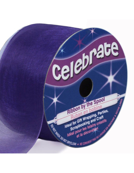 Organza lint Celebrate violet - 32 mm x 5 m