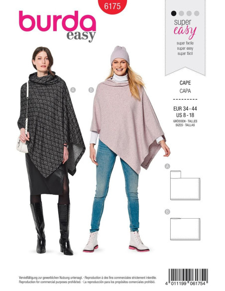 Cape patroon - Burda 6175
