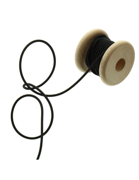 Elastisch koord 3,00 mm - Zwart