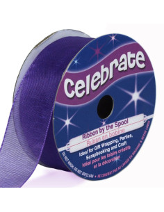 Organza lint Celebrate violet - 20 mm x 5 m