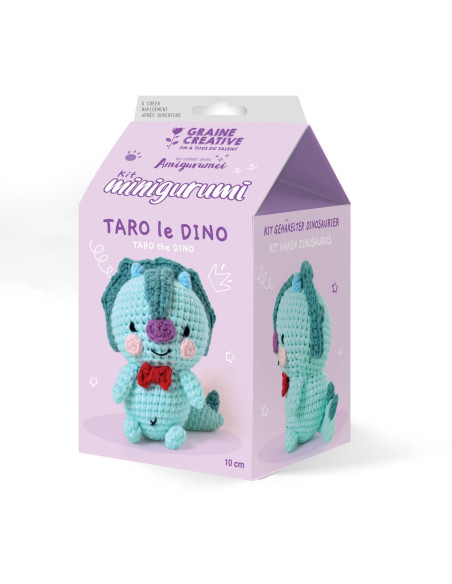 Haakpakket minigurumi - Taro de dino