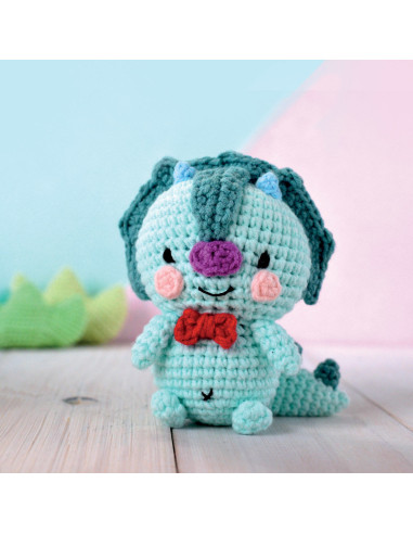 Haakpakket minigurumi - Taro de dino