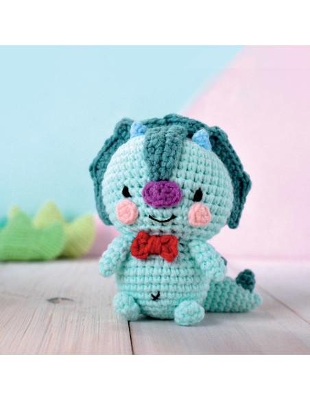 Haakpakket minigurumi - Taro de dino
