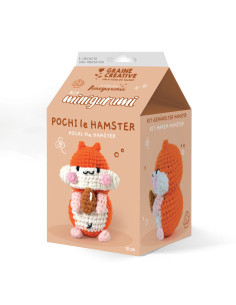 Haakpakket minigurumi - Pochi de hamster