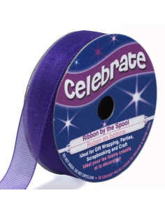Organza lint Celebrate violet - 12 mm x 6 m