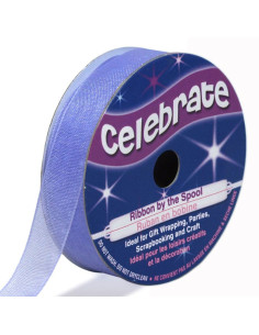 Organza lint Celebrate paars - 12 mm x 6 m