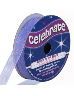 Organza lint Celebrate paars - 9 mm x 8 m