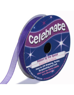 Organza lint Celebrate violet - 6 mm x 8 m