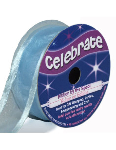 Organza lint Celebrate lichtblauw - 20 mm x 4 m