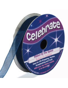 Organza lint Celebrate marineblauw - 9 mm x 8 m