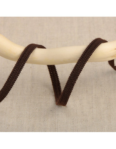 Zachte elastiek 5 mm - Bruin