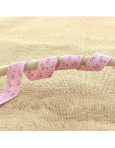 Sterren biais 20 mm - Roze