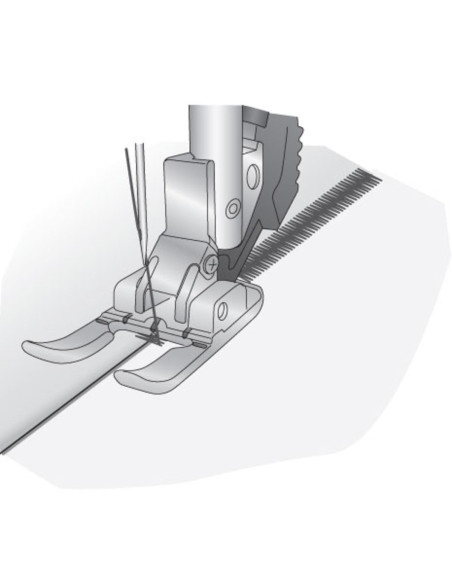 Open-toe applicatievoet 6 mm met IDT-systeem Pfaff