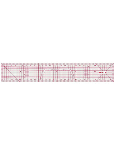 Flexibele Japanse liniaal 30 cm Rascol