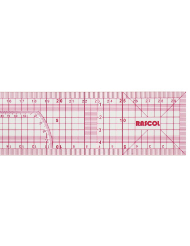 Flexibele Japanse liniaal 30 cm Rascol