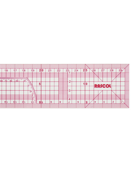 Flexibele Japanse liniaal 30 cm Rascol