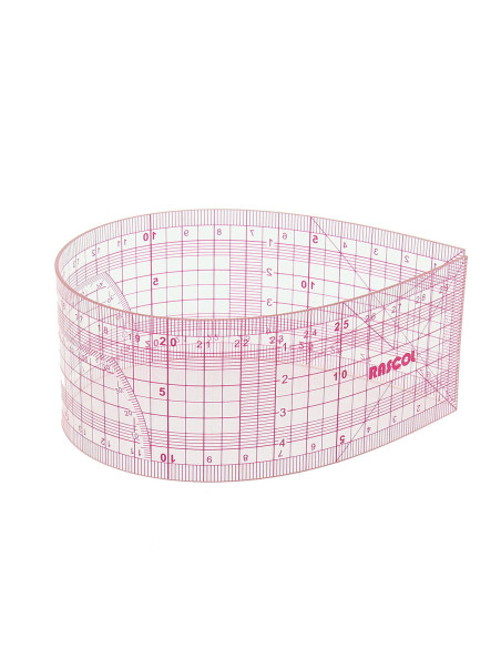 Flexibele Japanse liniaal 30 cm Rascol