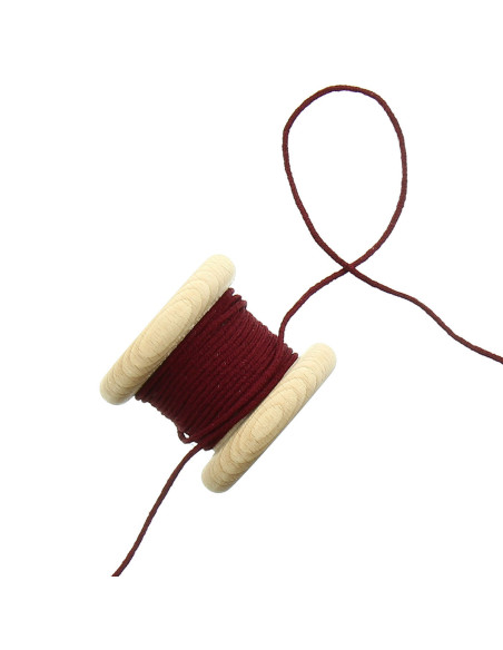 Elastisch koord 2,5 mm - Bordeaux