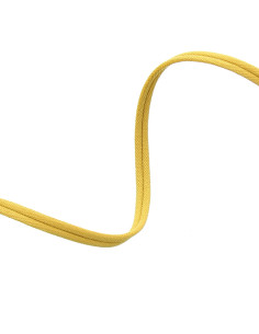 Dubbele paspelband bedekt mat - Mosterdkleurig