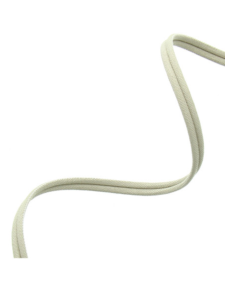 Matte bedekte dubbele paspelkoord - Beige